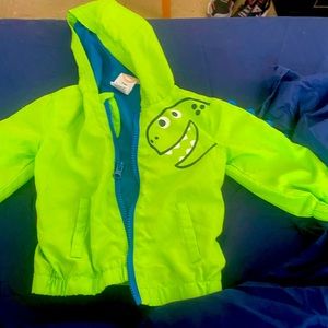 Wonder nation green blue dinosaur infant windbreaker
